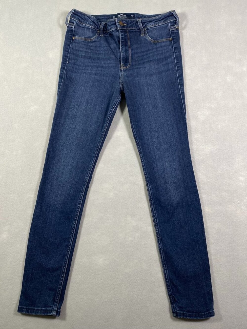 Hollister High-Rise Dark Wash Skinny Jean Leggings Junior Girls Size 9S